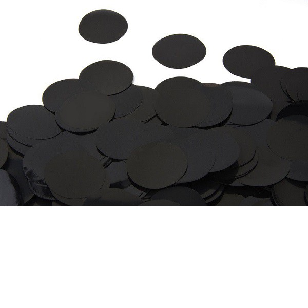 Конфетти Smena Effects кружочки, 35 мм, черные (013505-025)