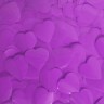 Конфетті - сердечка 25 мм, фіолетові
