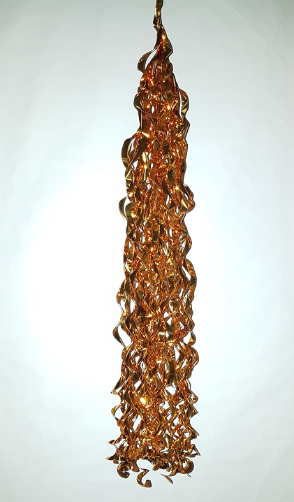 Спираль - Тассел Smena Effects, 85*20 см., золотого цвета (1401)